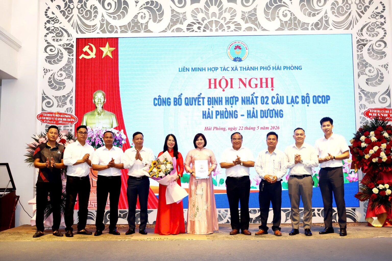 Liên minh Hợp tác xã thành phố Hải Phòng công bố hợp nhất 02 Câu lạc bộ OCOP Hải Phòng – Hải Dương và thành lập Câu lạc bộ Văn hóa – Thể thao