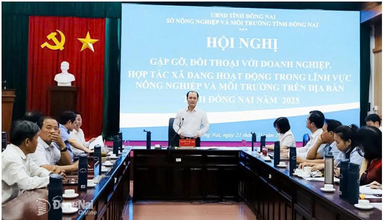 Đồng Nai: Sở Nông nghiệp và Môi trường đối thoại với doanh nghiệp, hợp tác xã