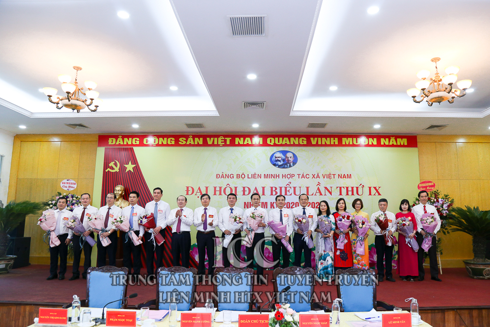 Đại hội đại biểu Đảng bộ Liên minh HTX Việt Nam, lần thứ IX, nhiệm kỳ 2020 – 2025: Đoàn kết - Dân chủ - Kỷ cương - Sáng tạo - Phát triển