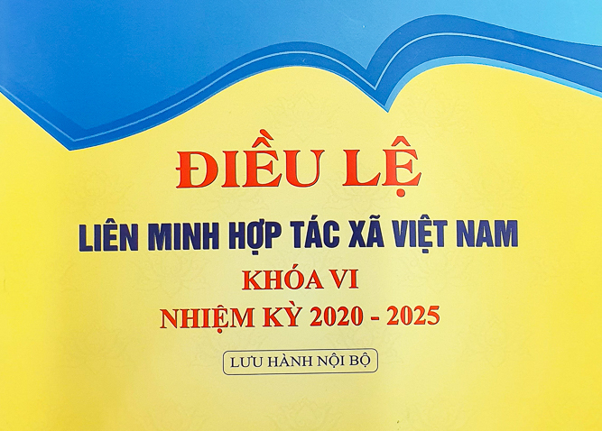 Liên minh Hợp tác xã Việt Nam phát hành sách Điều lệ Liên minh Hợp tác xã Việt Nam khóa VI nhiệm kỳ 2020 – 2025