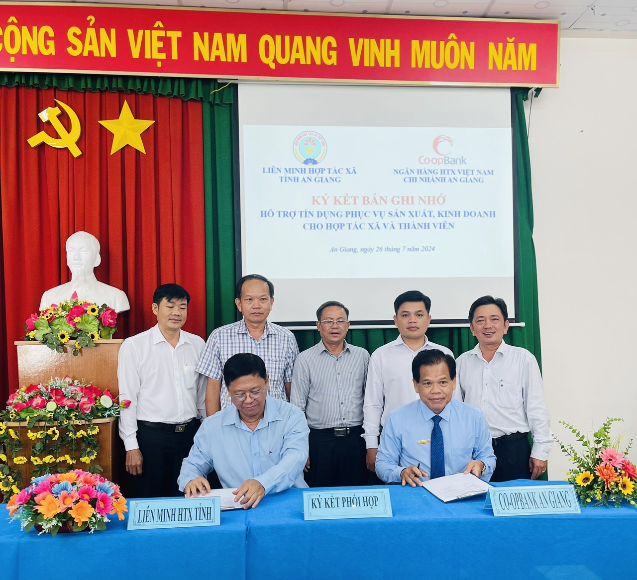Co-opBank chi nhánh An Giang triển khai hỗ trợ tín dụng phục vụ sản xuất kinh doanh cho HTX và thành viên