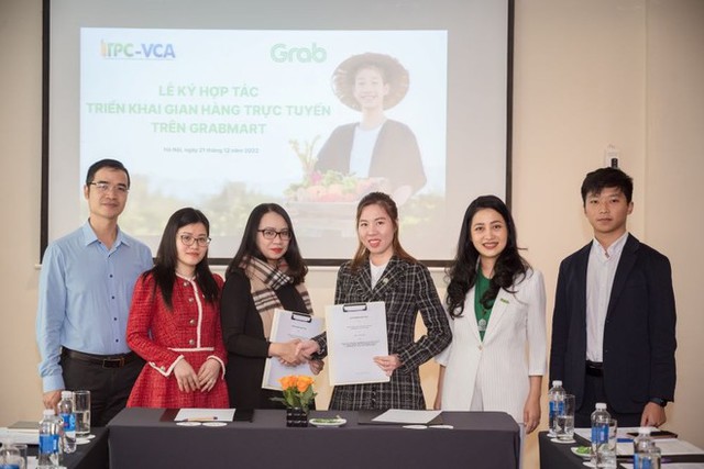Hợp tác đưa nông sản Việt lên chợ công nghệ GrabMart