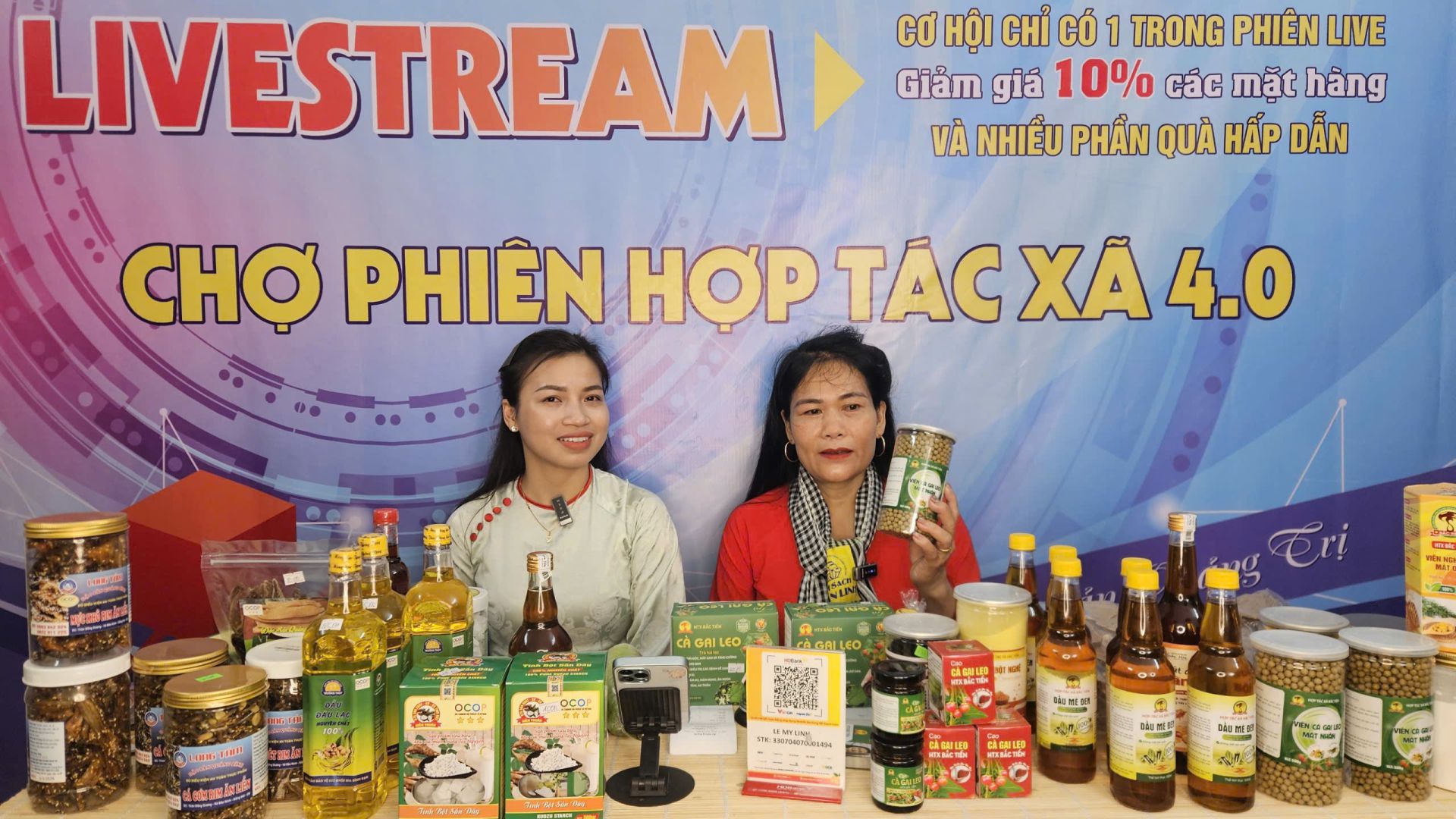 Ngồi nhà mua đặc sản OCOP Quảng Trị qua "Chợ phiên hợp tác xã 4.0"